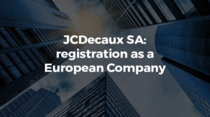 JCDecaux SA Euro Company