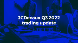 JCDecaux Q3 2022 trading update