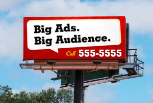 Big Ads Big Audience Promo Billboard Ad