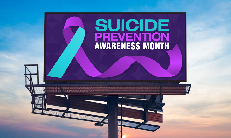 Suicide Prevention Awareness Month Billboard