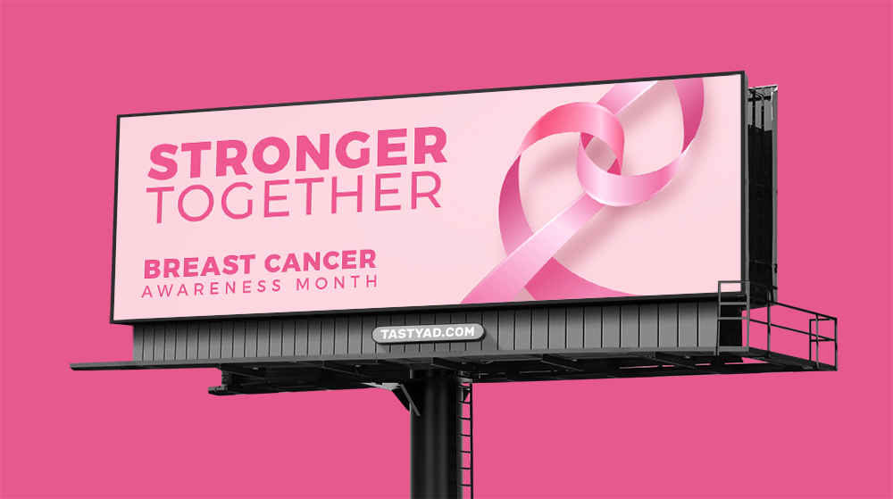 Breast Cancer Awareness Month Billboard Ads