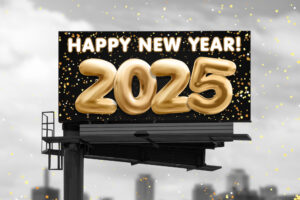 New Year Billboard Ads 2025