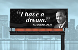 Martin Luther king Jr Billboard